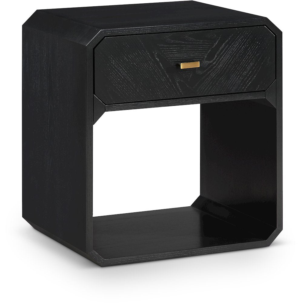 Parker Black Ash Veneer Night stand