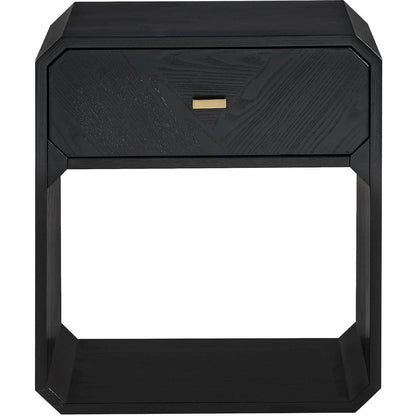 Parker Black Ash Veneer Night stand