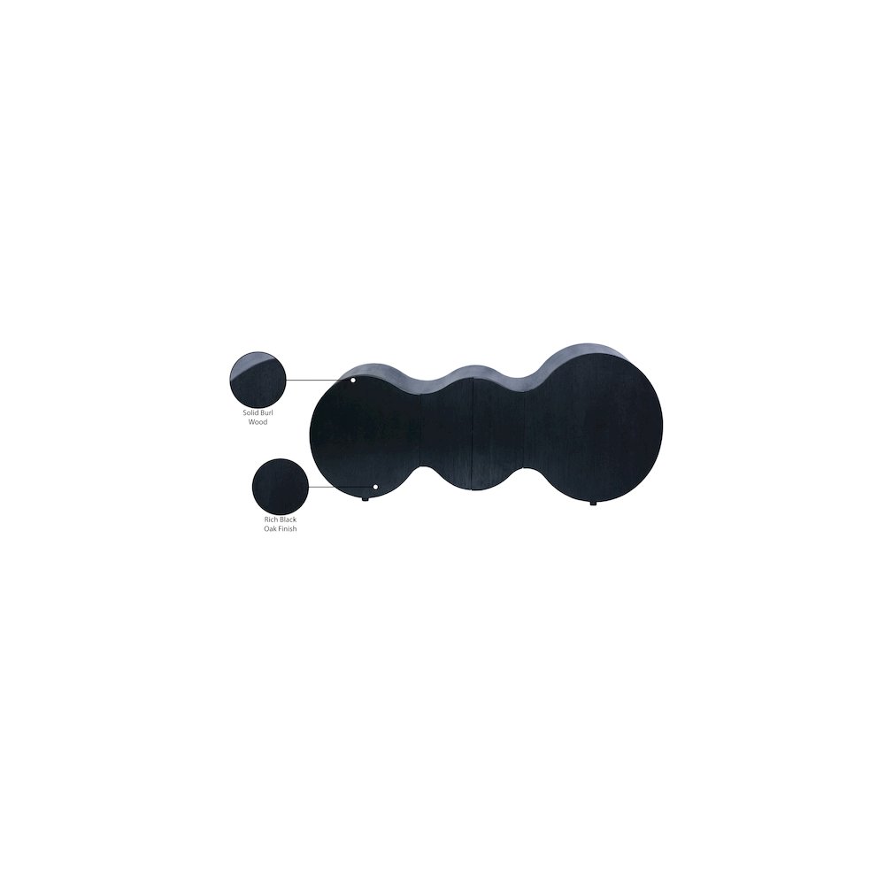 Sono Black Sideboard/Buffet
