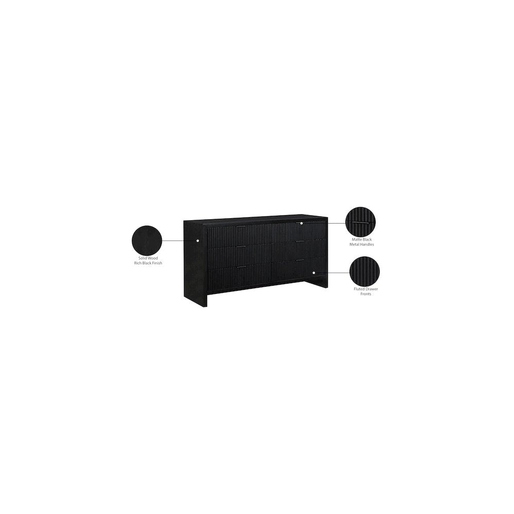 Fairfax Black Dresser
