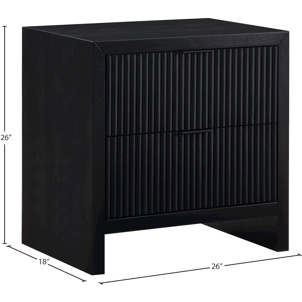 Fairfax Black Night Stand