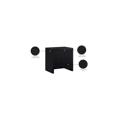 Fairfax Black Night Stand