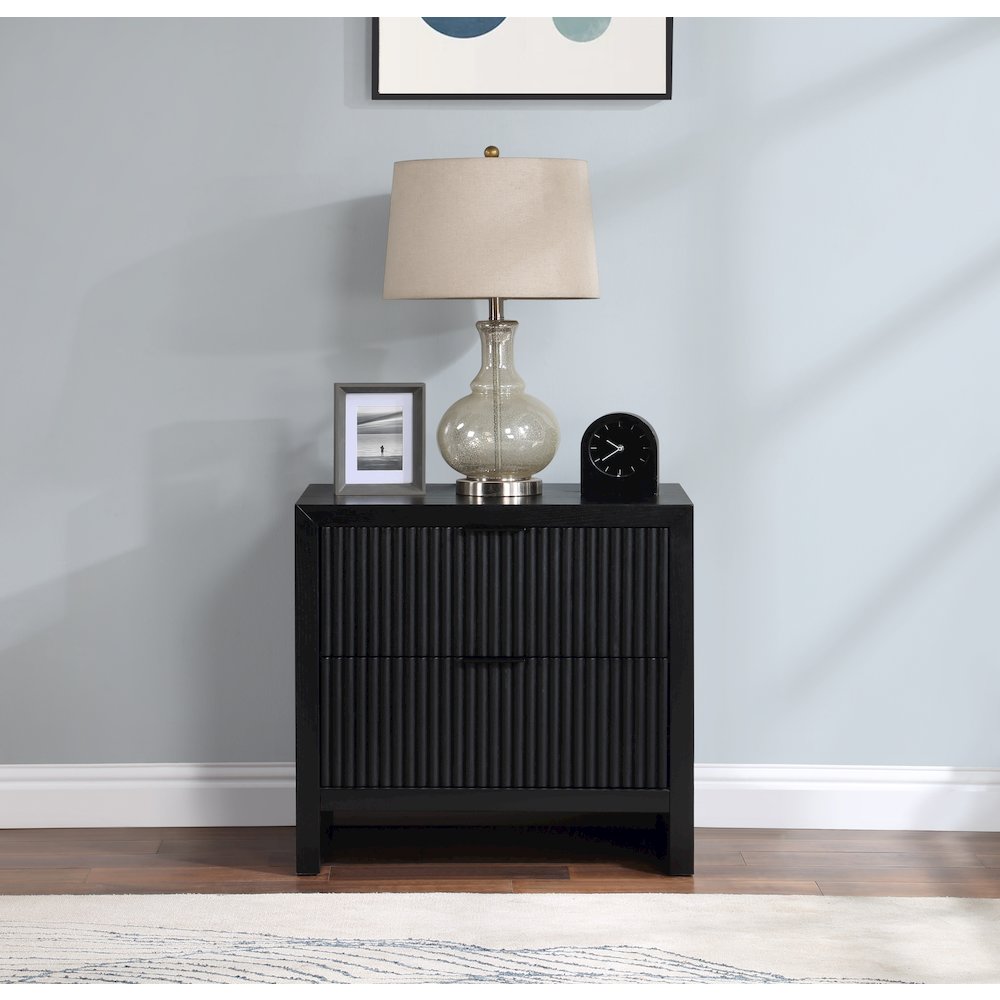 Fairfax Black Night Stand