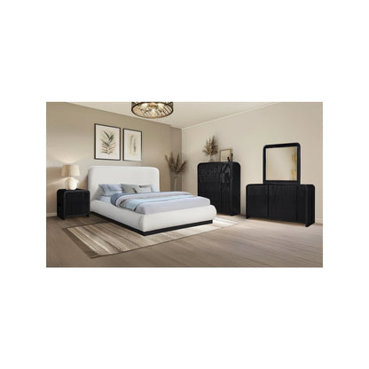 Fluted Black Dresser