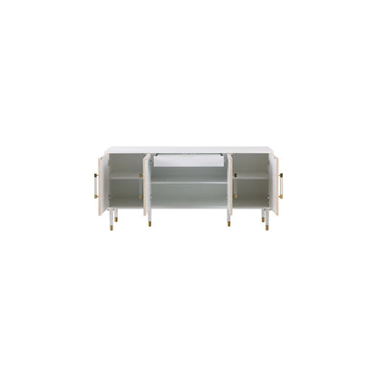 Jive White Lacquer Sideboard/Buffet