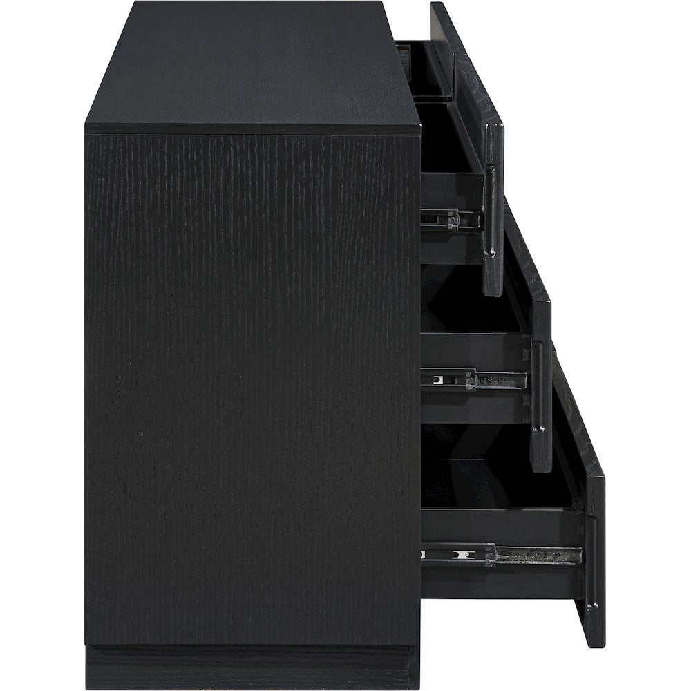 Weave Black Dresser
