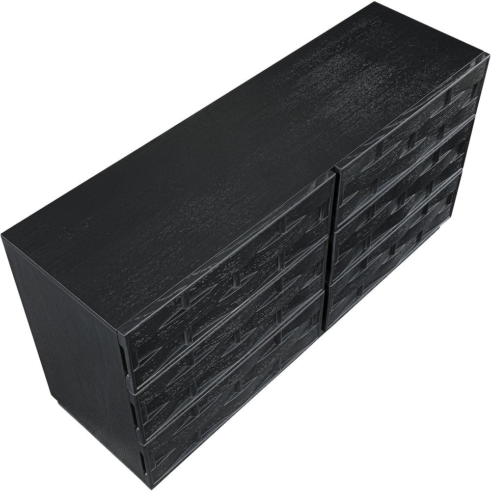 Weave Black Dresser