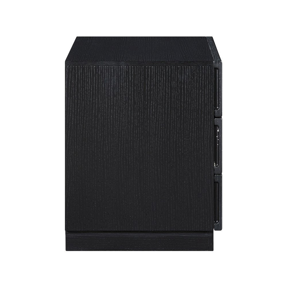 Weave Black Night Stand