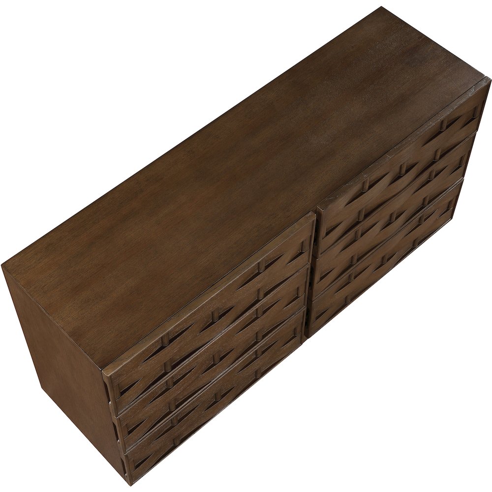 Weave Brown Dresser