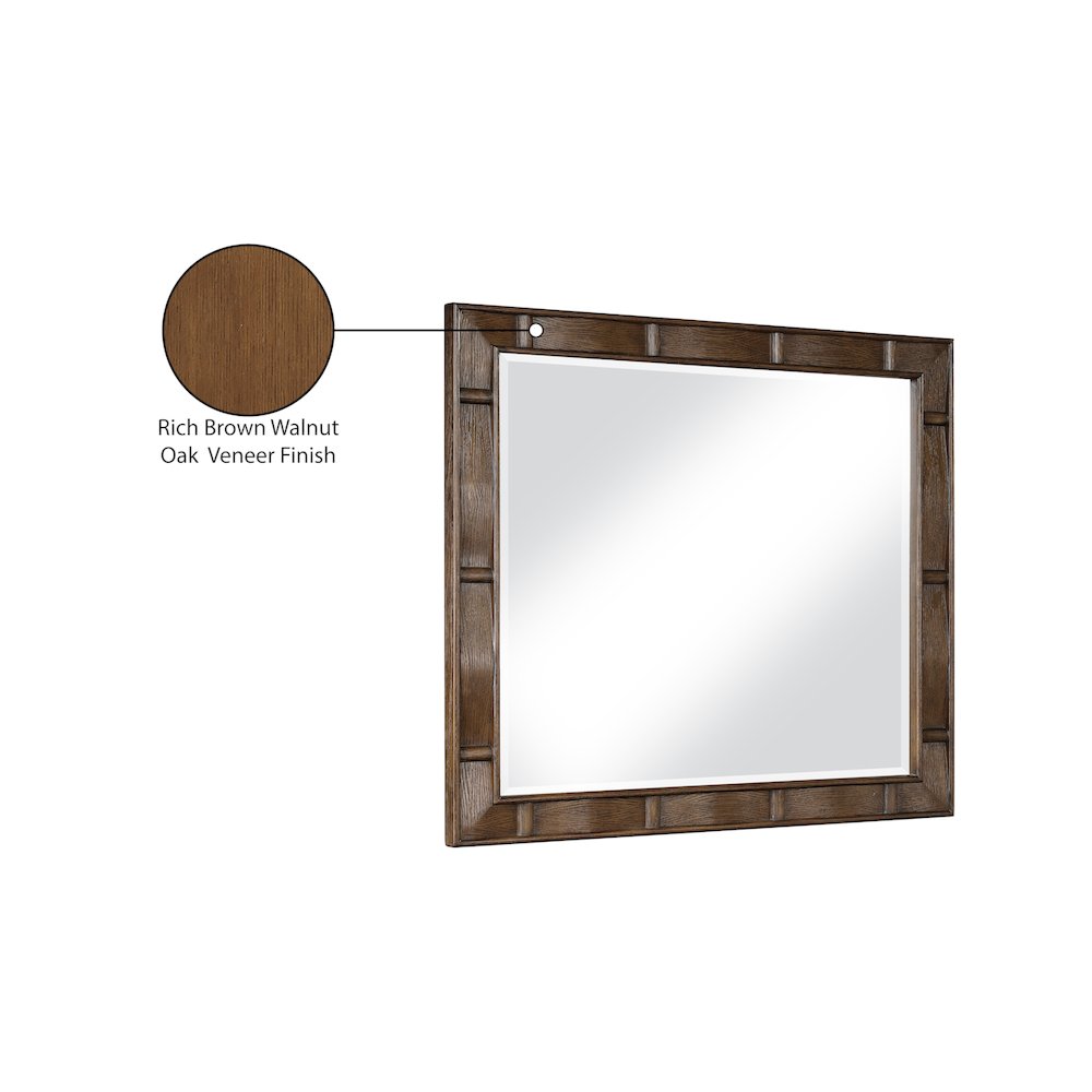 Weave Brown Mirror