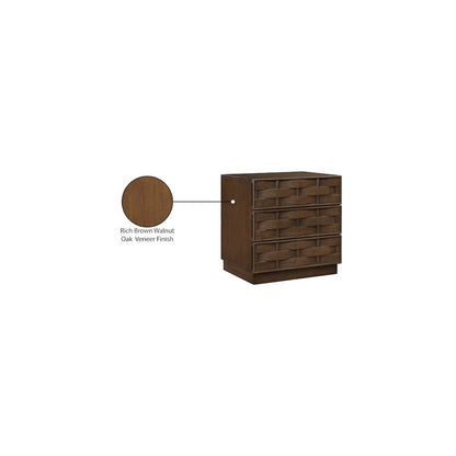 Weave Brown Night Stand
