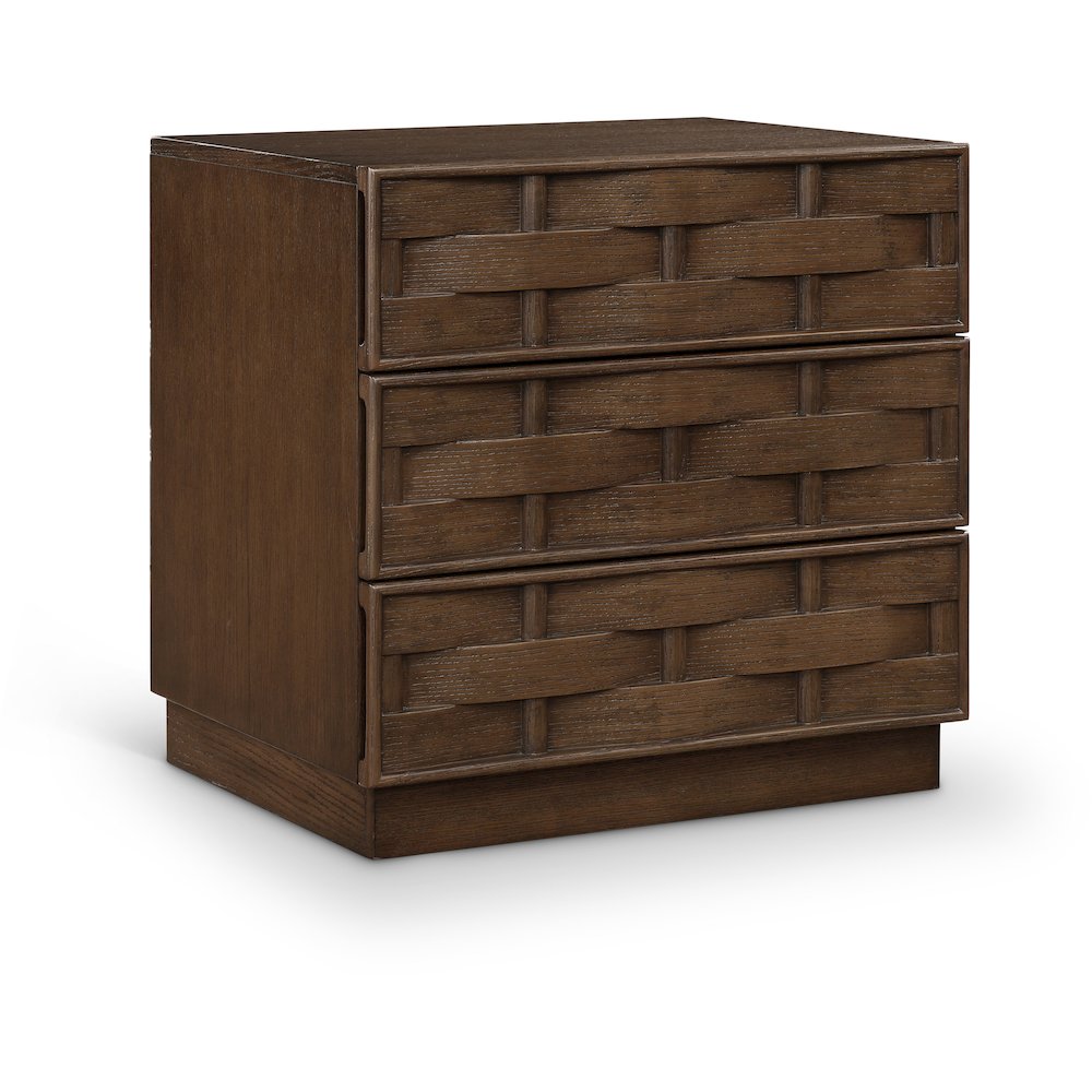 Weave Brown Night Stand