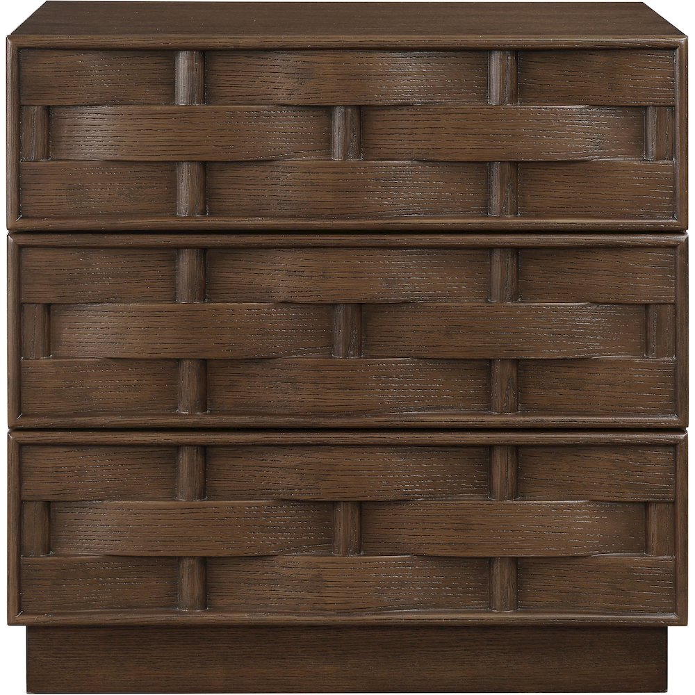 Weave Brown Night Stand