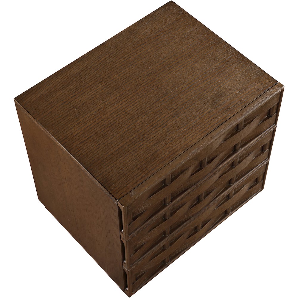 Weave Brown Night Stand