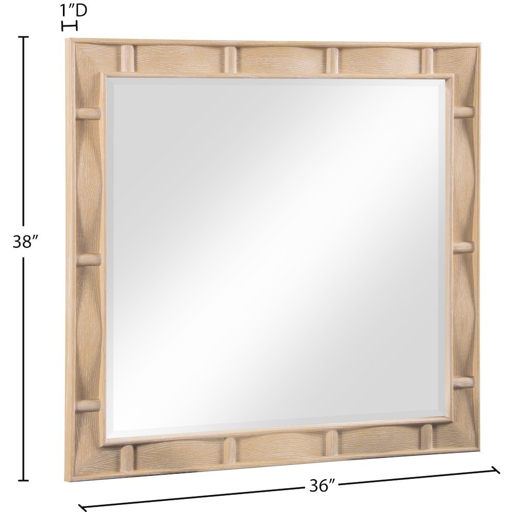 Weave Natural Mirror