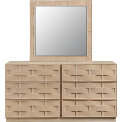 Weave Natural Mirror