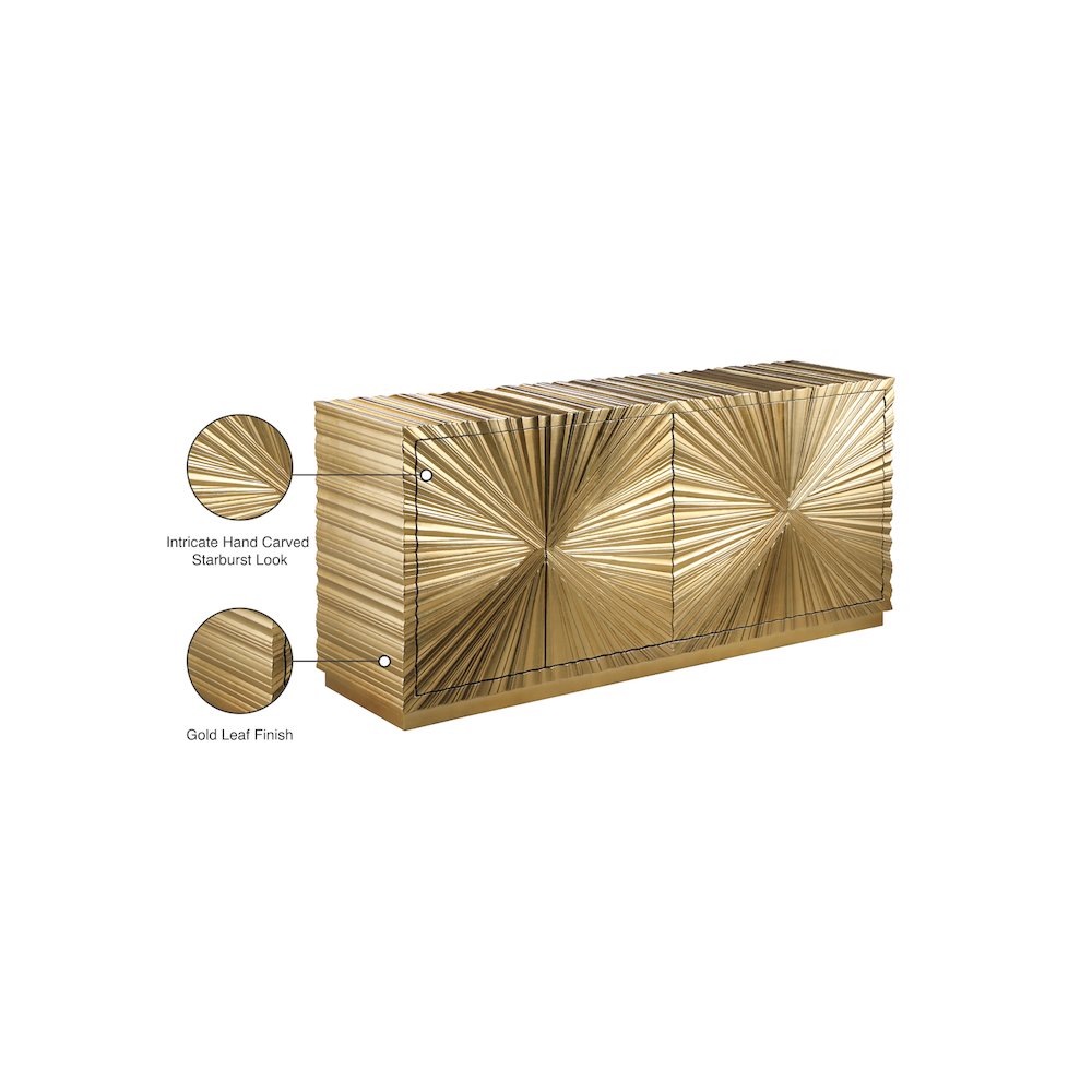Golda Gold Leaf Sideboard/Buffet