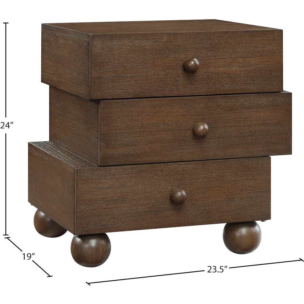Askew Brown Night Stand