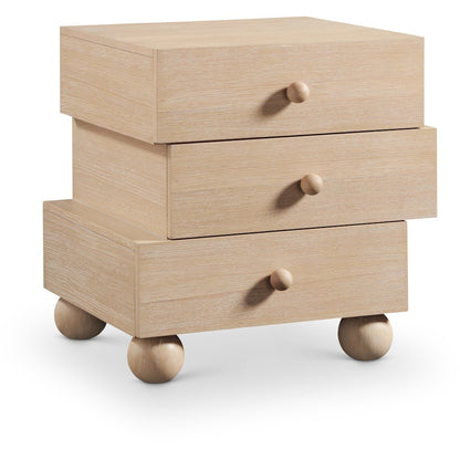 Askew Natural Night Stand