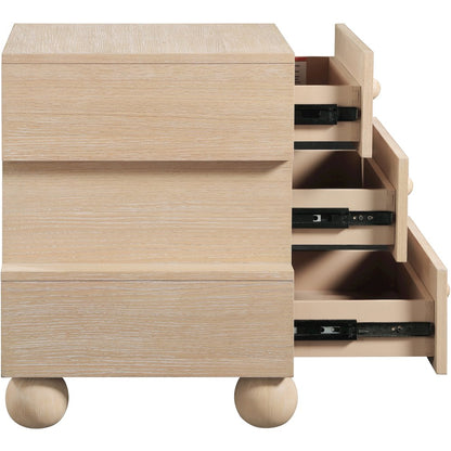 Askew Natural Night Stand