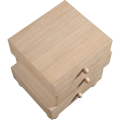 Askew Natural Night Stand