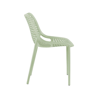 Mykonos Mint Outdoor Patio Dining Chair, Set of 4