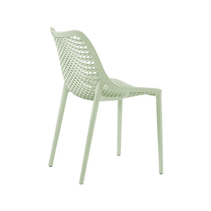 Mykonos Mint Outdoor Patio Dining Chair, Set of 4