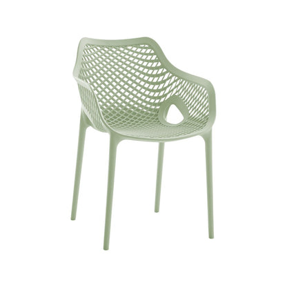 Mykonos Mint Outdoor Patio Dining Chair, Set of 4