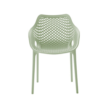 Mykonos Mint Outdoor Patio Dining Chair, Set of 4