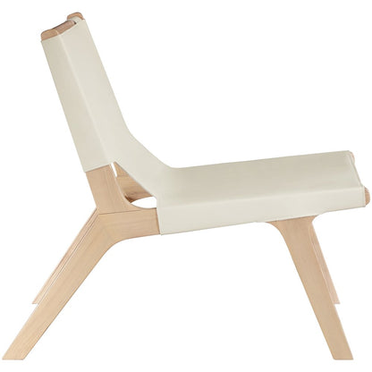 Rawlins Cream Vegan Leather Upholstered Accent Chair