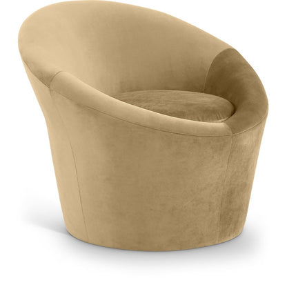 Tristan Camel Velvet Accent Chair