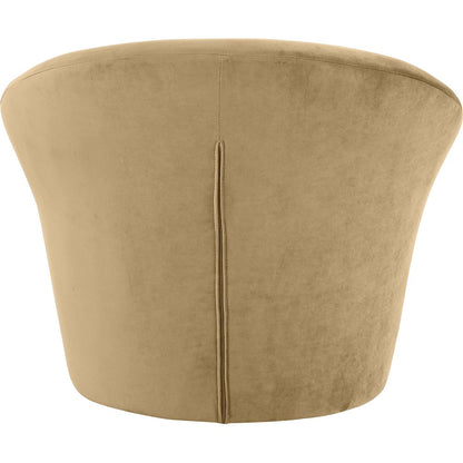 Tristan Camel Velvet Accent Chair