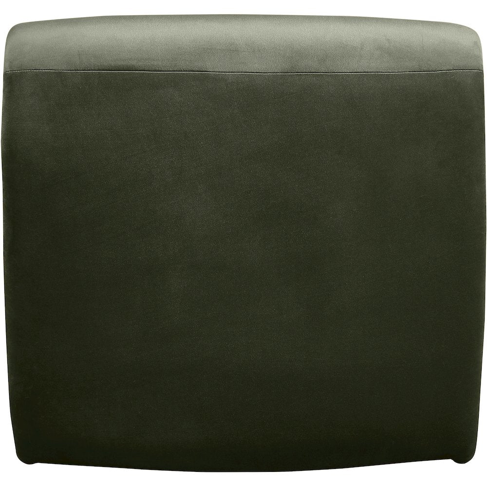 Nouveau Green Velvet Accent Chair