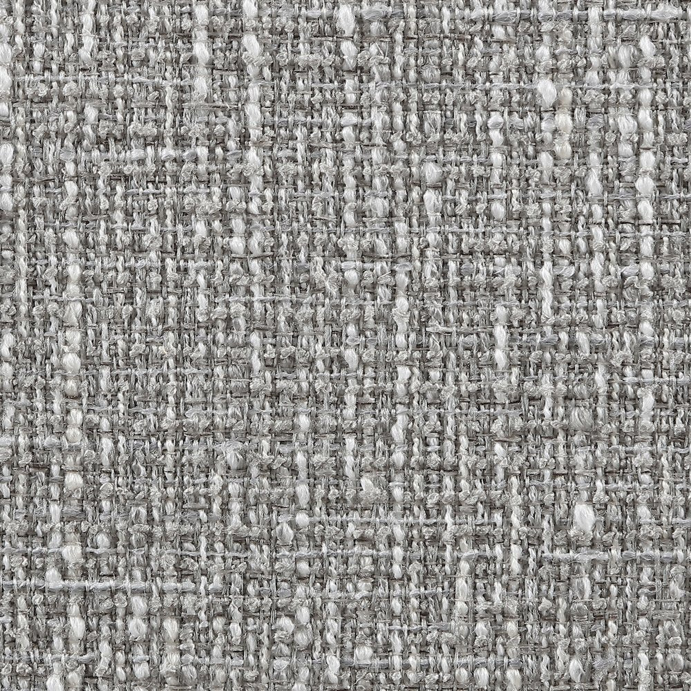 Calder Grey Linen Textured Fabric Upholstered Accent Chair