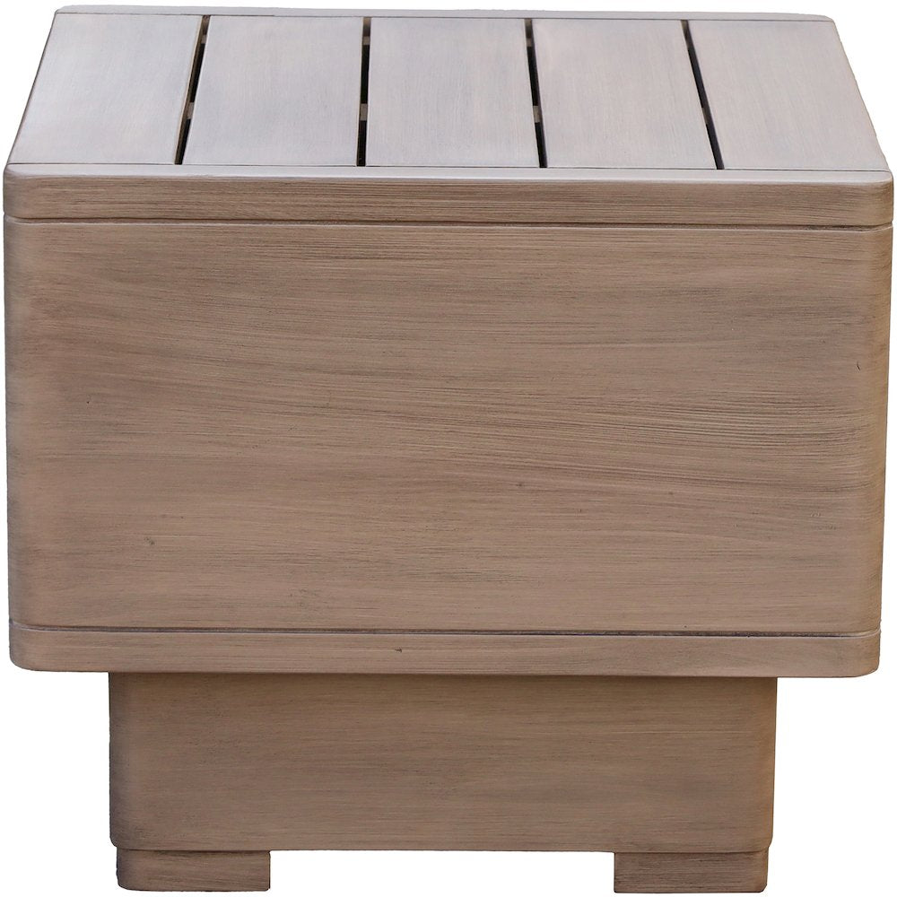 Solace Natural Acacia Wood Outdoor Patio End / Side Table