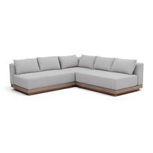 Solace Grey Olefin Performance Fabric 3pc. Outdoor Patio Modular Sectional