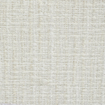Nara Cream Linen Textured Fabric Upholstered Bench