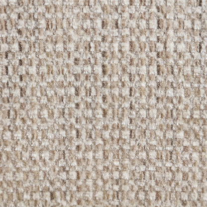 Avella Beige Interwoven Fabric Upholstered Swivel Accent Chair