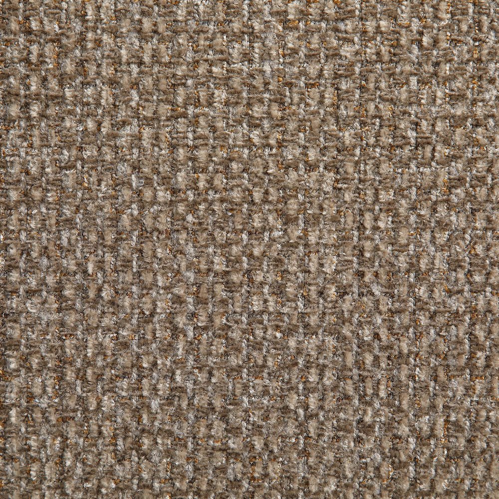 Avella Brown Interwoven Fabric Upholstered Swivel Accent Chair