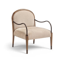 Cambria Beige Fabric Upholstered Accent Chair