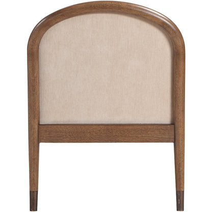 Cambria Beige Fabric Upholstered Accent Chair