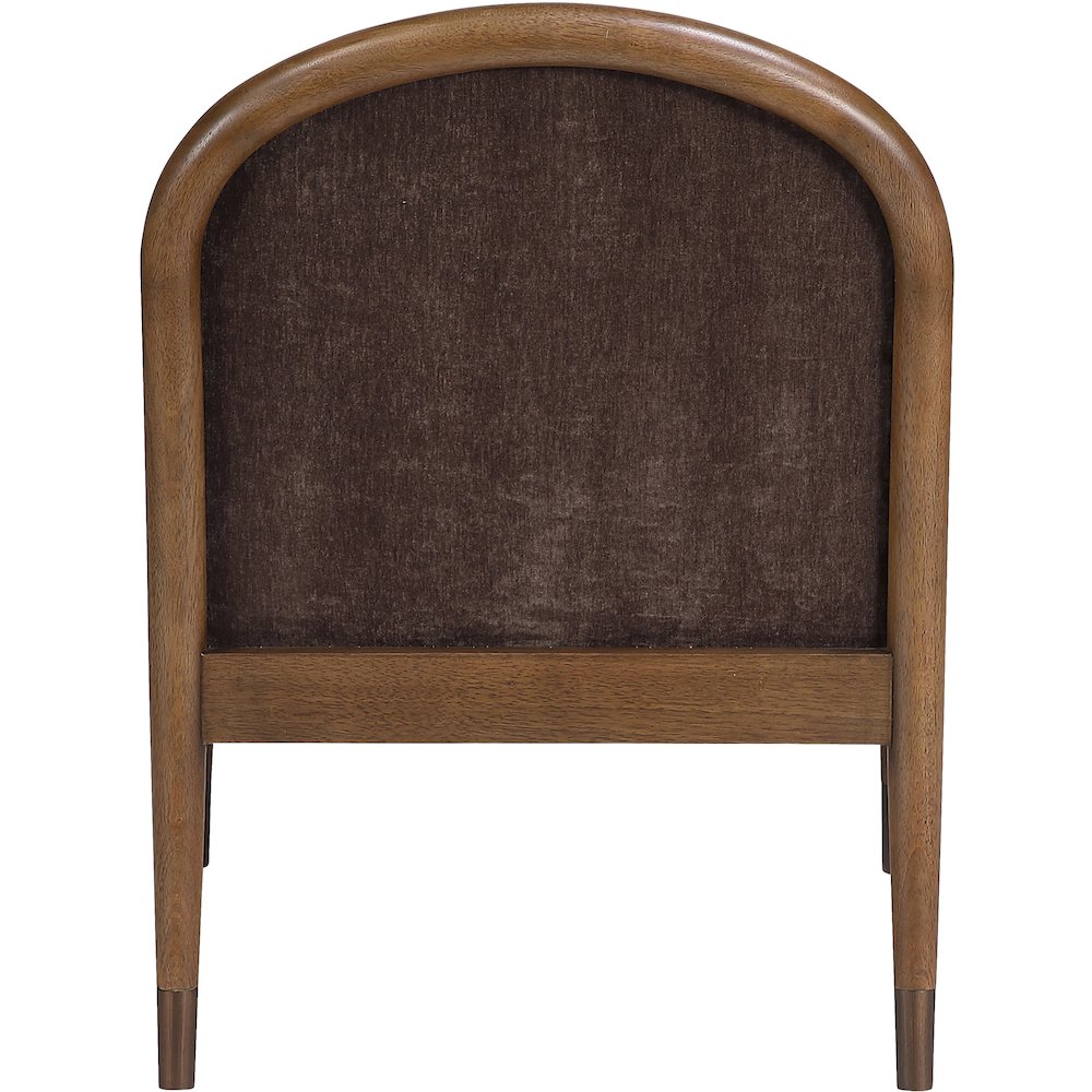 Cambria Brown Fabric Upholstered Accent Chair