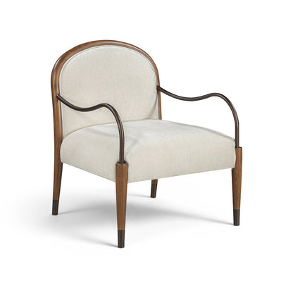 Cambria Cream Fabric Upholstered Accent Chair