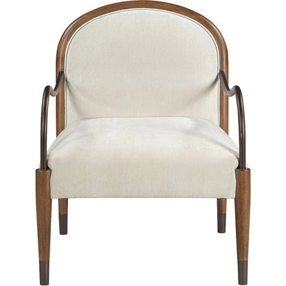 Cambria Cream Fabric Upholstered Accent Chair