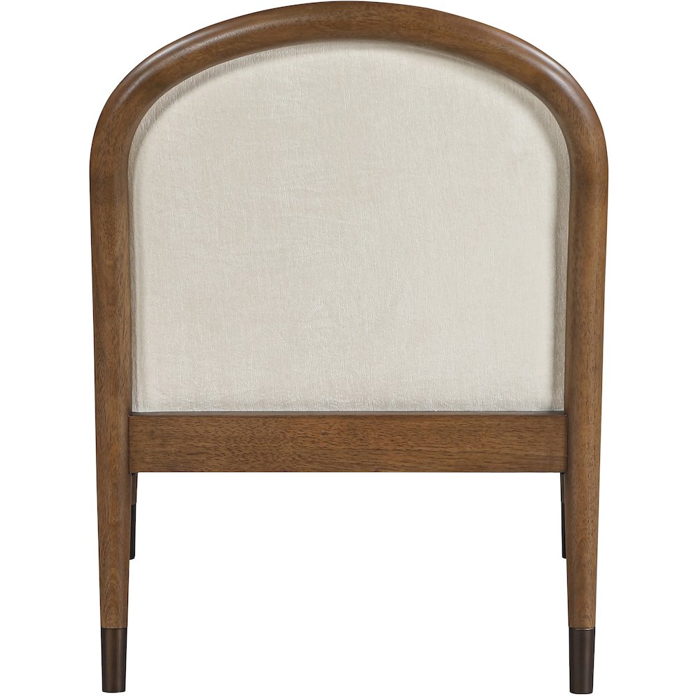 Cambria Cream Fabric Upholstered Accent Chair