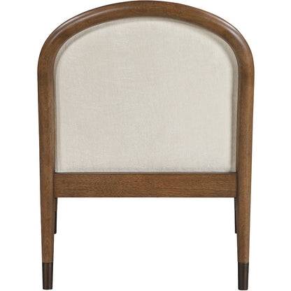 Cambria Cream Fabric Upholstered Accent Chair