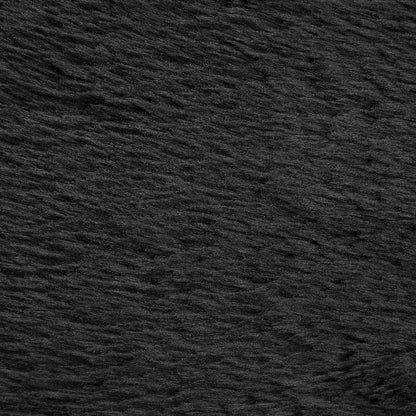 Ambre Black Vegan Shearling Fabric Upholstered Accent Chair