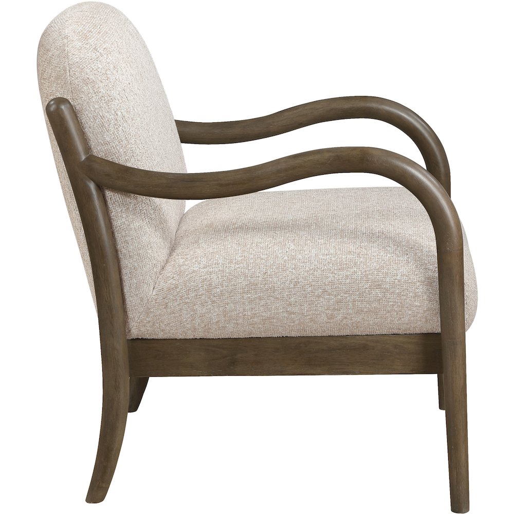 Helmsley Beige Performance Fabric Upholstered Accent Chair
