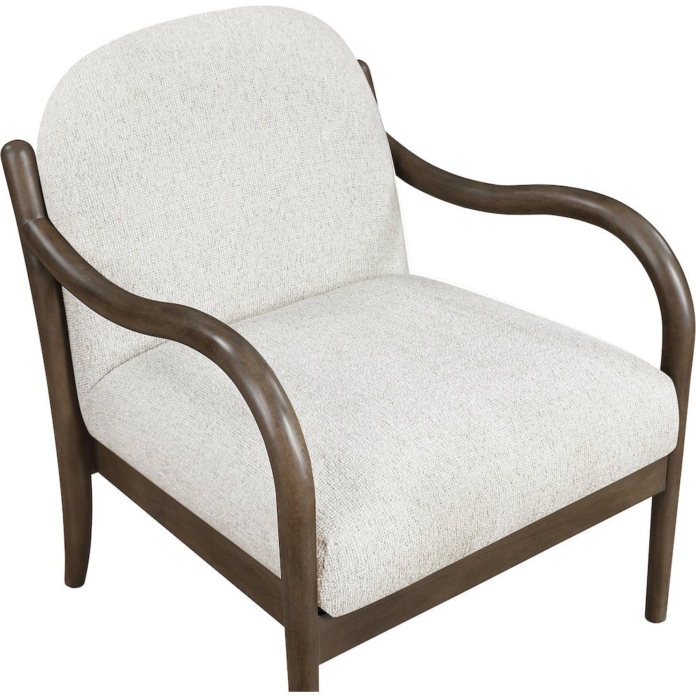 Helmsley Cream Performance Fabric Upholstered Accent Chair
