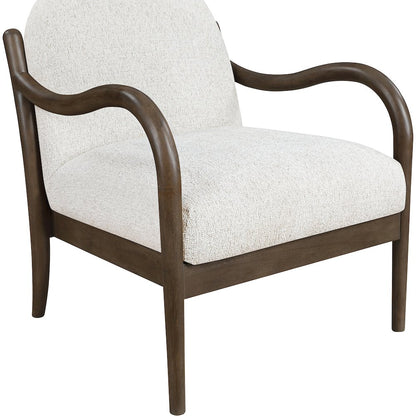 Helmsley Cream Performance Fabric Upholstered Accent Chair